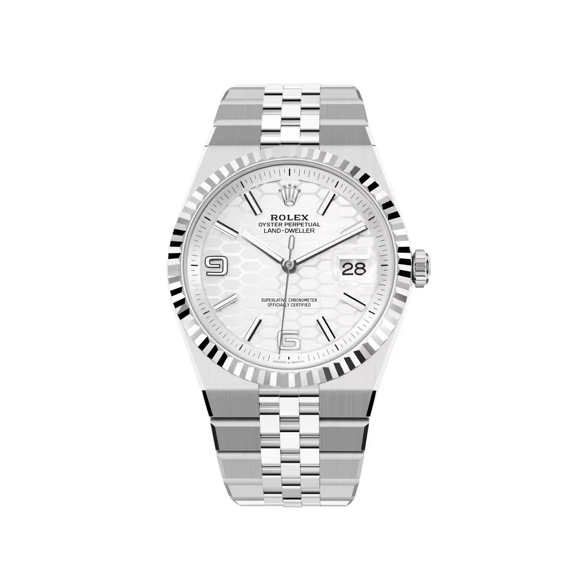 Land-Dweller 40 mm Oystersteel White Gold M127334-0001