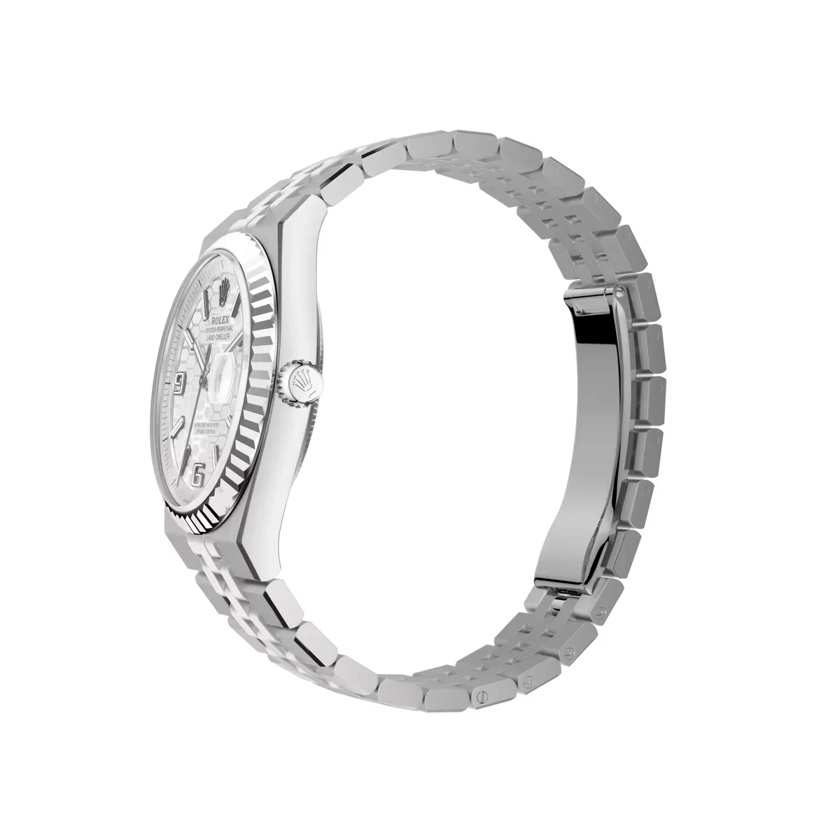 Land-Dweller 36 mm Oystersteel White Gold M127334-0001