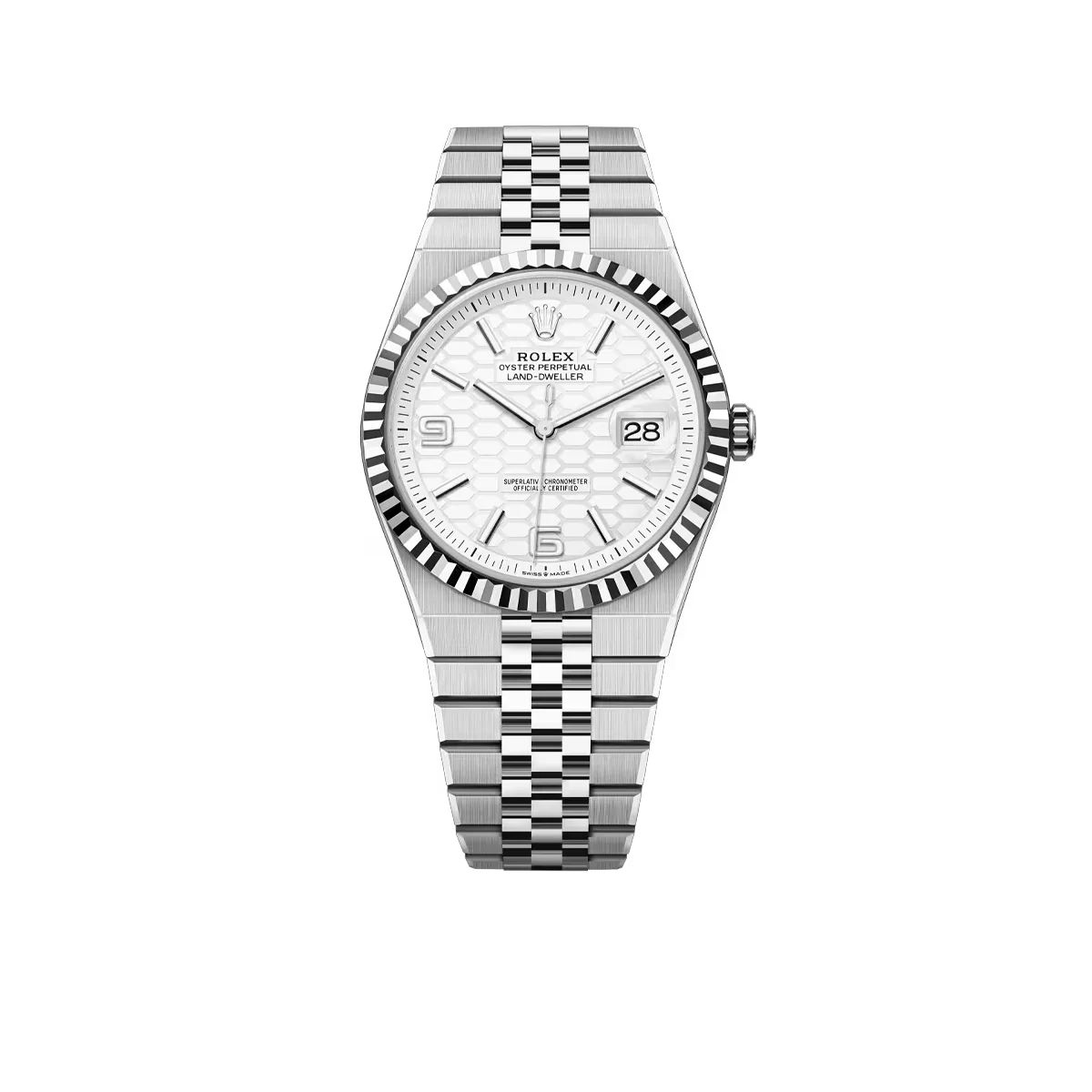 Land-Dweller 40 mm Oystersteel White Gold M127334-0001