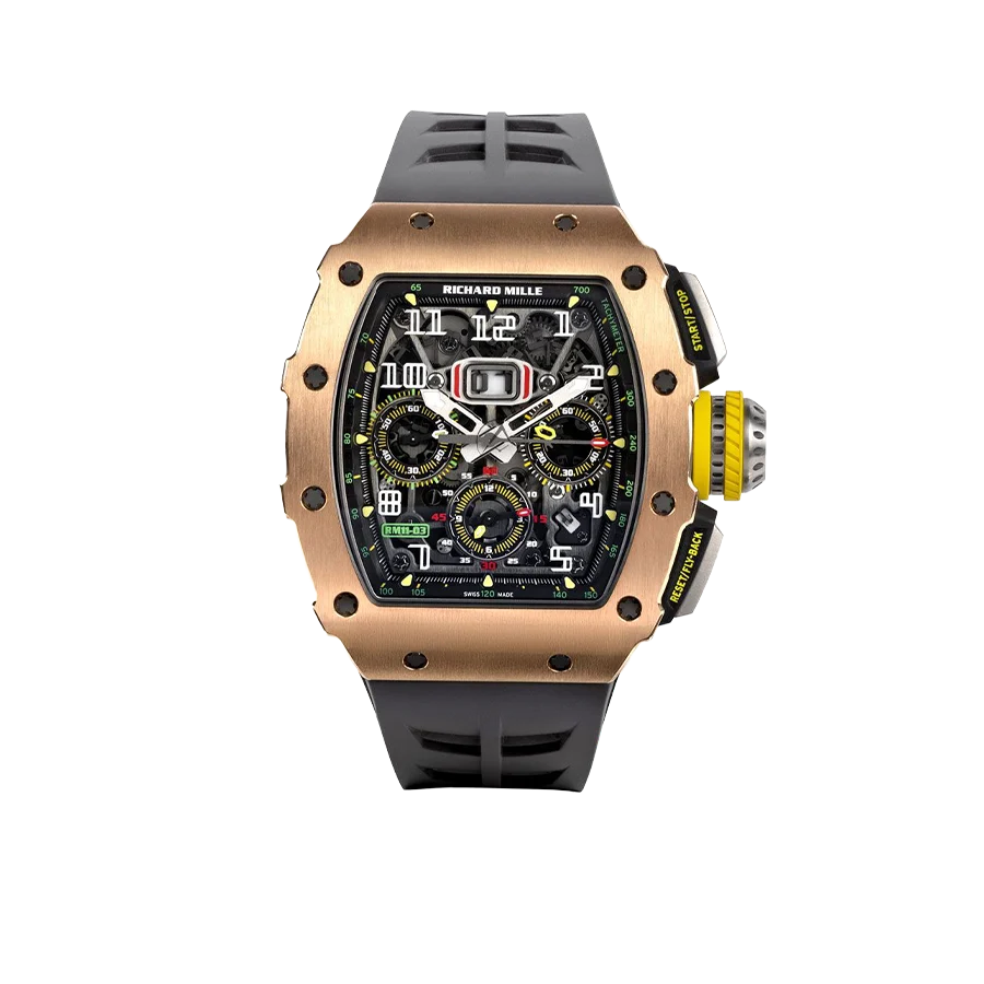 RM 11-03 Rose Gold & Titanium, Skeleton Dial, 50 mm