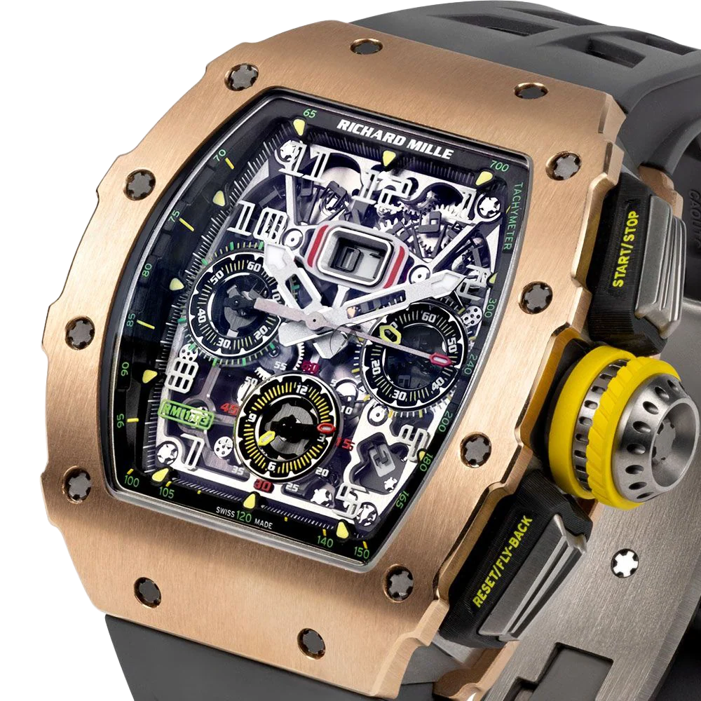 RM 11-03 Rose Gold & Titanium, Skeleton Dial, 50 mm