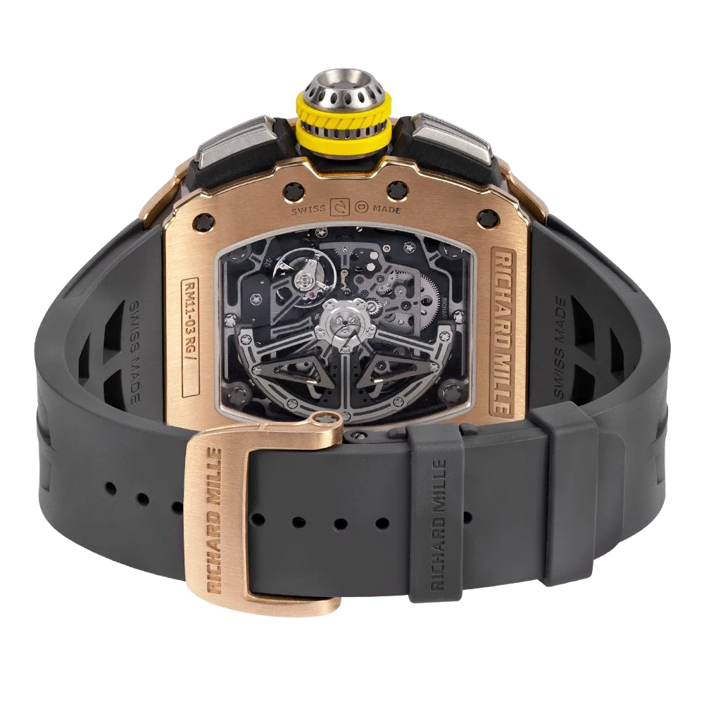 RM 11-03 Rose Gold & Titanium, Skeleton Dial, 50 mm