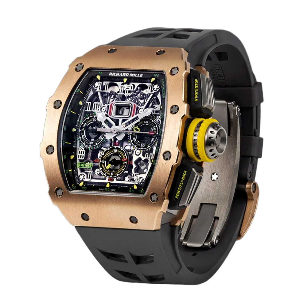 RM 11-03 Rose Gold & Titanium, Skeleton Dial, 50 mm