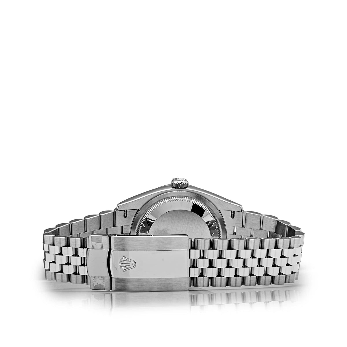 Rolex Datejust 36mm 126234 Stainless Steel Olive Green Palm Motif Dial