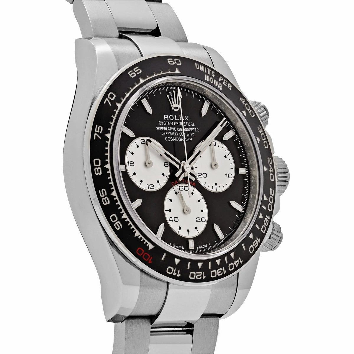 Rolex Daytona 40mm 126529LN 'Le Mans' White Gold Black Dial