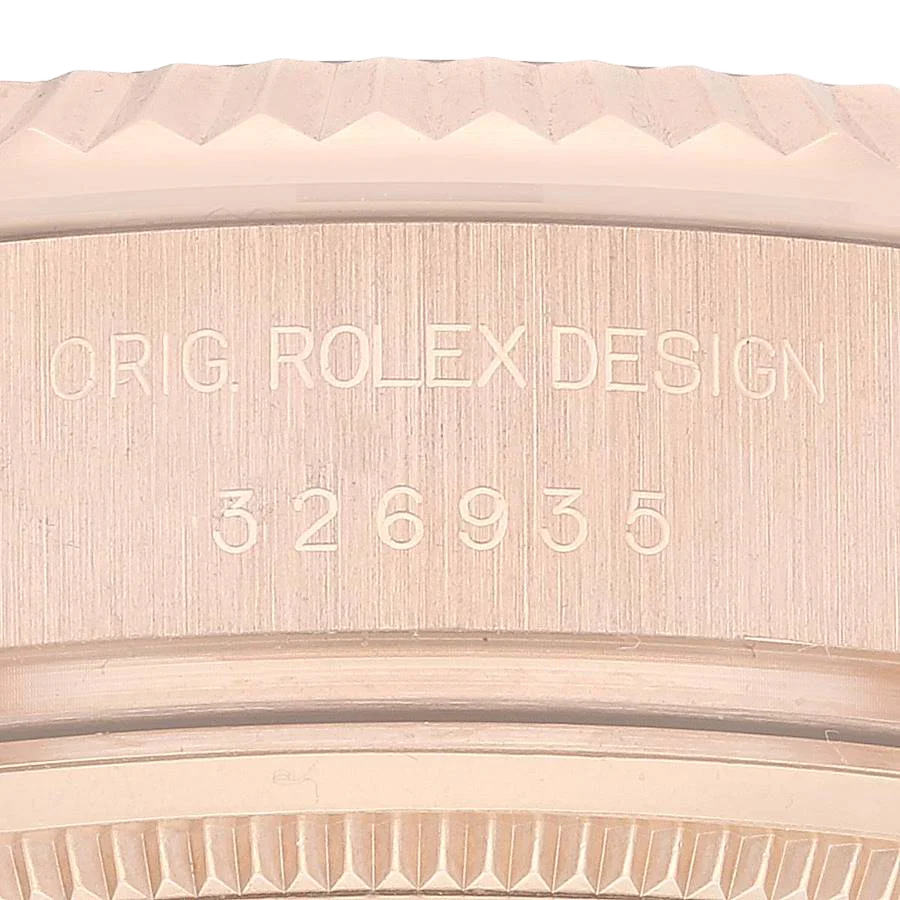 Sky-Dweller 42mm Rose Gold Sundust Dial Mens Watch 326935