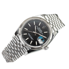 Datejust 41mm Steel White Gold Black Dial Mens Watch m126334-0018