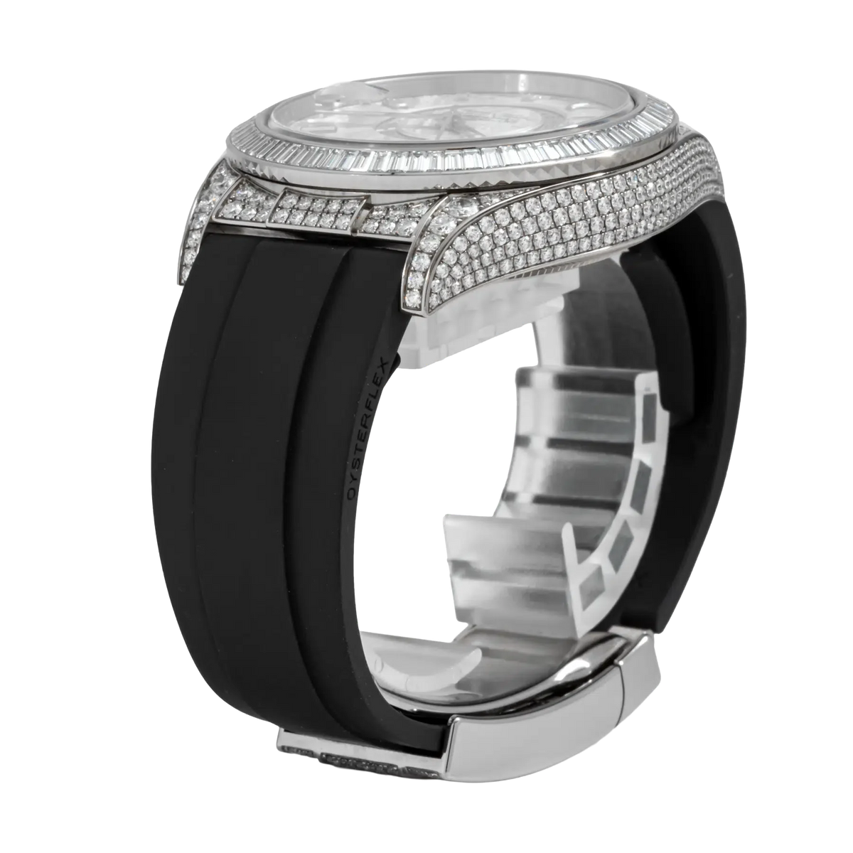 Sky-Dweller 42mm 18K White Gold Meteorite Dial Diamond Watch 326259TBR