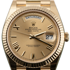 Day-Date 40mm Yellow Gold Champagne Roman Dial m228238-0006