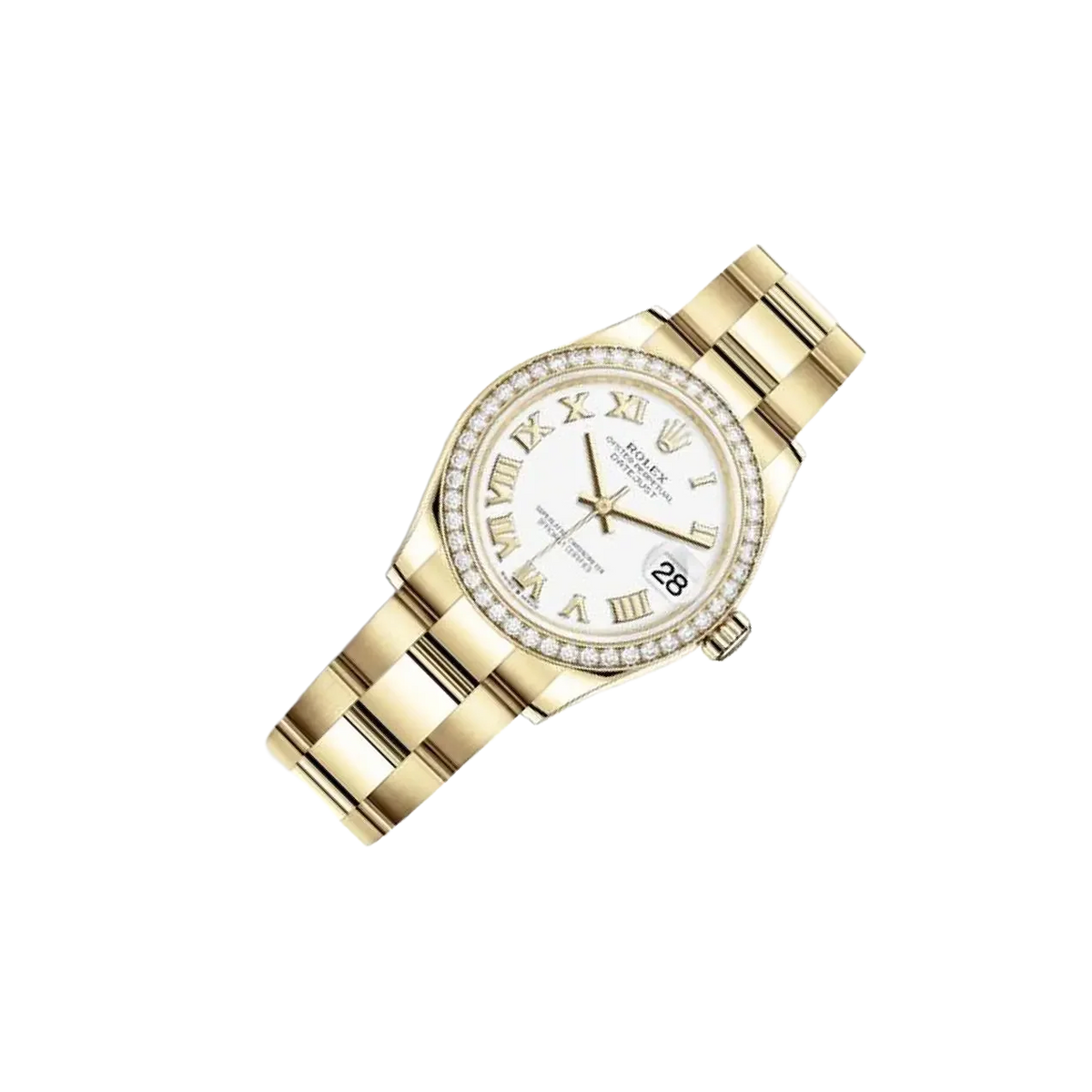 Datejust 31mm White Dial, 18kt Yellow Gold 278288