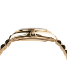 Day-Date 36mm Yellow Gold Turquoise Stone Diamond Roman Numerals Dial Diamond Bezel 128398TBR