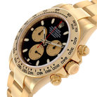 Daytona 40mm Black Dial Yellow Gold Mens Automatic Watch 116508