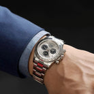 Daytona 40mm White Gold Ghost Panda Dial 116509