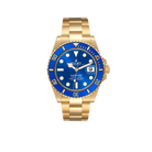 Submariner 41mm Yellow Gold Blue Dial Bezel Mens Watch 126618