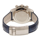 Cosmograph Daytona 40mm 116589SACI White Gold Blue Sapphire Bezel White Mother of Pearl Diamond Dial