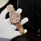 Rolex Day-Date 40mm Diamond Paved Ruby Dial