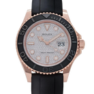 Yacht-Master 40mm 126655 Rose Gold Pavé Diamond Dial