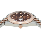 Datejust 41MM 126331 Chocolate Diamond Dial Fluted Bezel Two Tone Rose Gold Jubilee Bracelet