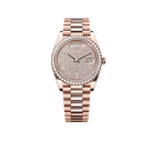 Day-Date 40 228345RBR Rose Gold Diamond Dial Diamond Bezel New 228345rbr-0002