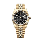 Sky-Dweller 42mm Oyster Yellow Gold 336938 Bright Black