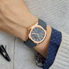 Aquanaut Luce 40mm 5261R-001 Annual Calendar Moon Phases Rose Gold Blue-Gray Dial