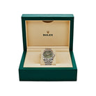 Rolex Datejust 36mm 126234 Stainless Steel Olive Green Palm Motif Dial