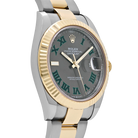 Datejust 41mm Yellow Gold Stainless Steel Wimbledon Slate Dial Oyster 126333