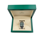 Datejust 41mm Steel White Gold Mint Green Dial Mens Watch 126334-0028