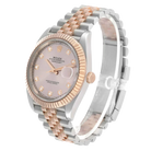 Datejust 41 Steel Everose Gold Sundust Diamond Dial Mens Watch 126331