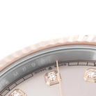 Datejust 41 Steel Everose Gold Sundust Diamond Dial Mens Watch 126331