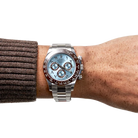 Daytona 116506 Platinum Ice Blue Arabic Dial 40mm