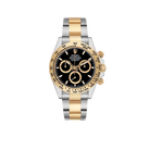 Daytona 40mm Steel Yellow Gold Black Dial Mens Watch 126503