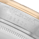 Daytona 40mm Steel Yellow Gold White Dial Mens Watch 126503