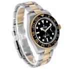 GMT Master II 40mm Steel Yellow Gold Mens Watch 116713