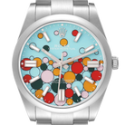 Oyster Perpetual 41mm Celebration Dial Steel Mens Watch 124300