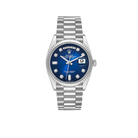 President Day-Date 36mm White Gold Ombre Diamond Dial Mens Watch 128239
