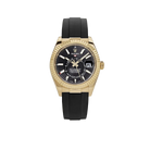 Sky-Dweller 42mm Yellow Gold Bright Black Dial 336238