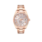 Sky-Dweller 42mm  Rose Gold Sundust Dial Mens Watch 326935