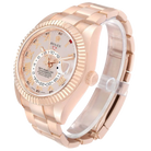Sky-Dweller 42mm  Rose Gold Sundust Dial Mens Watch 326935