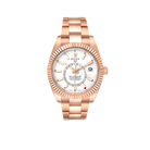 Sky-Dweller 42mm  Rose Gold White Dial Mens Watch 326935