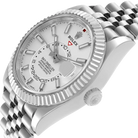 Sky-Dweller 42mm  Silver Dial Steel White Gold Mens Watch 326934
