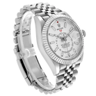 Sky-Dweller 42mm  Silver Dial Steel White Gold Mens Watch 326934
