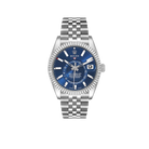 Sky-Dweller 42mm Steel White Gold Blue Dial Mens Watch 326934