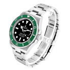 Submariner 41mm Starbucks Steel Green Bezel Mens Watch 126610LV