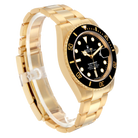 Submariner 41mm Yellow Gold Black Dial Bezel Mens Watch 126618