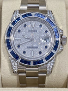 Rolex Submariner Date Watch 40mm - Sapphire And Diamond Bezel - Diamond Paved Dial - 116659SABR
