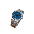 Oyster Perpetual 41mm Stainless Steel Med Blue Dial Men Watch 134300-0009 New 2025