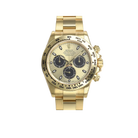 Daytona 40mm Yellow Gold Champagne Black Dial 116508