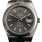 Datejust Oyster 41 mm Oystersteel Grey Dial 126300-0007
